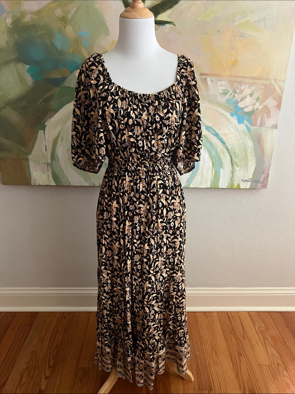 Rip Curl Dreamer Midi Dress Boho Floral small